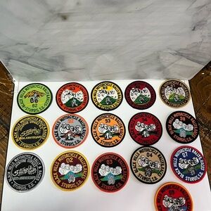 Sturgis Motorcycle Rally Patches Set